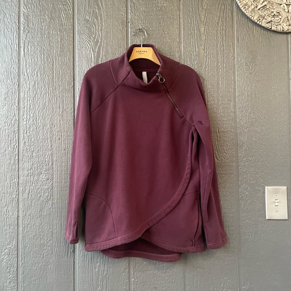 Athleta Burgundy Pullover